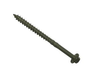 Forgefix Fixings and Fastenings Timber Fixing Screws Green 87mm - Bag of 20 | Durable Wood Screws for Medium-Depth Timber Fastening | Corrosion-Resistant for Indoor & Outdoor Use