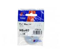 Forgefix Flat Washers Zp, Forgepack Multi Colour (M6 X 40mm)