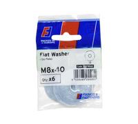 Forgefix Flat Washers Zp M8 X 40Mm Forgepack 6 FPKFW840