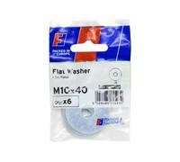 Forgefix Fpkfw1040 Flat Washers Zp M10 X 40mm Forgepack 6 Forfpkfw1040