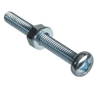 Forgefix FPMSPH650 Machine Screw Pozi Compatible Pan Head Zp M6 X 50Mm Forge Pack 4