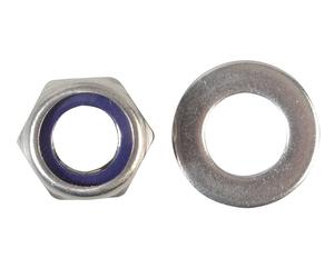 Forgefix FPNYLOC12SS Nyloc Nuts & Washers A2 Stainless Steel M12 Forgepack 6