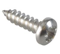 Forgefix Fpstpp126Ss Self-Tapping Screw Pozi Compatible Pan A2 Ss 1/2In X 6 Forgepack 60 For184904