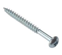 Forgefix General Purpose Pozi Screws - Round Head Zinc Plated 1.1/2" X 10" Box Of 200