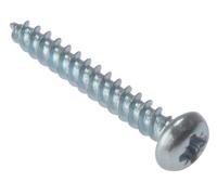 Forgefix General Purpose Pozi Screw Round Head Tt Zp 5/8In X 8 Box 200 in Silver Forgefix Silver