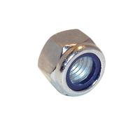 Forgefix Hexagonal Nuts With Nylon Inserts, Zp