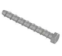 Lightning Bolt Hex Head Concrete Bolts M10 x 100mm Elementech Coated Box 50