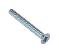 ForgeFix Machine Screws Countersunk | M6 x 40mm | Zinc Plated | Bag 25