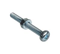 Forgefix Machine Screws, Pozi, Pan Head, Zp Multi Colour (M6 X 50mm Forge Pack 15)