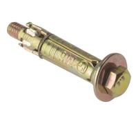 ForgeFix Masonry Anchors - Loose Bolts | M8 x 25mm | Zinc Yellow Passivated | Bag 10