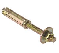 ForgeFix Masonry Anchors - Projection Bolts | M8 x 25mm | Zinc Yellow Passivated | Bag 10