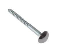 Forgefix Mirror Screws, Chrome Domed Top, Zp Multi Colour (1 X 8)