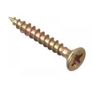 Fandf MPS325Y Multi-Purpose Screw - Zinc Yellow Passivated 3.0 X 25Mm (Box Of 200)