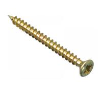 Fandf MPS3540Y Multi-Purpose Screw - Zinc Yellow Passivated 3.5 X 40Mm (Box Of 200)