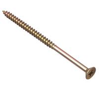 ForgeFix Multi-Purpose Single Thread Screws | 6.0 x 90mm | Zinc Yellow Passivated | Box 100
