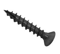 Forgefix Multi-Purpose Pozi Screw CSK ST Black 4 x 25mm ForgePack 50, suitable for numerous ironmongery, joinery, electrical and plumbing applications.