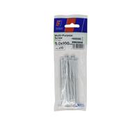 Forgefix Multi-Purpose Pozi Screw Csk St Zp 5.0 X 100mm Forgepack 10 Forfpms5100Z