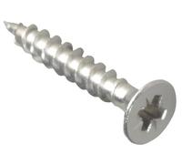 ForgeFix Multi-Purpose Single Thread Screws | 4.0 x 25mm | A2 Stainless Steel | Box 200