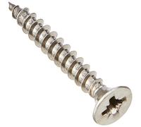 ForgeFix Multi-Purpose Single Thread Screws | 4.0 x 30mm | A2 Stainless Steel | Box 200
