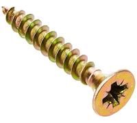ForgeFix Multi-Purpose Single Thread Screws | 6.0 x 40mm | Zinc Yellow Passivated | Box 200