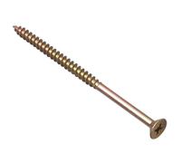 ForgeFix Multi-Purpose Single Thread Screws | 6.0 x 90mm | Zinc Yellow Passivated | Box 100