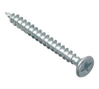 Forgefix Multi Purpose Zinc Plated Screws 4mm 40mm Pack of 200