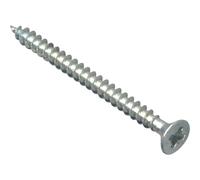 Forgefix Multi Purpose Zinc Plated Screws 4mm 50mm Pack of 200