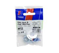 Forgefix Nut & Washer M12 Forgepack 4 FPKNW12