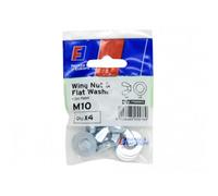Forgefix Nwing Nut & Washer Multi Colour (M10)