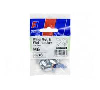 Forgefix Nwing Nut & Washer Multi Colour (M6)