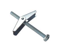 ForgeFix Plasterboard Spring Toggles | M5 x 50mm | Zinc Plated | Bag 10