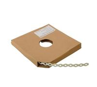 Forgefix Plastic Coated, Pre-Galvanised Fixing Band Galvanised (12mm X 0.8 X 10M White)