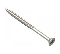 ForgeFix Screws Multi-Purpose Single-Thread 5.0 x 70 mm A2 Stainless Steel Box 100