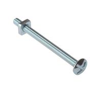 Forgefix Roofing Bolts & Square Nuts, Zp Multi Colour (M6 X 100)