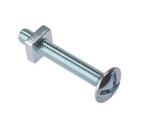 Forgefix Roofing Bolts & Square Nuts, Zp Multi Colour (M6 X 25)