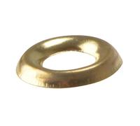 ForgeFix Screw Cup Washers | No. 8's | Solid Brass, Polished | Bag 200