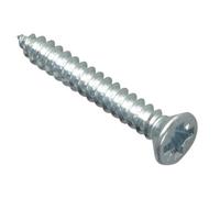Forgefix Self-Tapping Screw, Pozi Compatible Pan Head, Zp, Forgepack Multi Colour (1In X 6 Forgepack 30)
