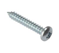ForgeFix Self-Tapping Screws Pan Head 1" x 8 Zinc Plated Box 200