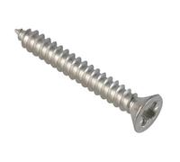 Forgefix Self-Tapping Screws, Pozi, Pan Head, A2 Stainless Steel Multi Colour (1.1/4In X 8 Forgepack 20)