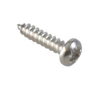 Forgefix Self-Tapping Screws, Pozi, Pan Head, A2 Stainless Steel Multi Colour (5/8In X 6 Forgepack 50)