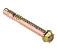 ForgeFix Sleeve Anchors - Hex Nut | M10 x 97mm | Zinc Yellow Passivated | Bag 10