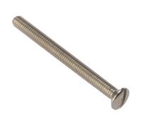 Forgefix Socket Screw Slotted Raised Head Nickel Plated 3.5 X 35Mm Bag 100 in Silver Forgefix Silver