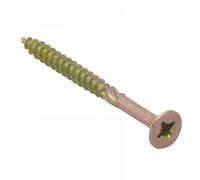 Forgefix SPE4560Y Spectre™ Pz Compatible Wood Screw Csk Zyp 4.5 X 60Mm Box 100