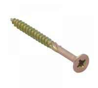 Forgefix SPE460Y Spectre™ Pz Compatible Wood Screw Csk Zyp 4.0 X 60Mm Box 200