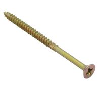 Forgefix SPE6100Y Spectre™ Pz Compatible Wood Screw Csk Zyp 6.0 X 100Mm Box 100