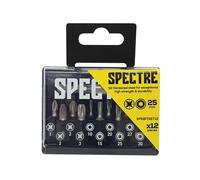 Forgefix Spebitset12 Spectre Bit Set, 12 Piece Forspbspzt12