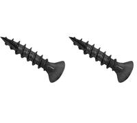 Forgefix Spectre™ PZ Compatible Advance Multi-purpose Wood Screw 3.5 x 16mm Box 200, black coated finish for excellent resistance to corrosion (Pack of 2)