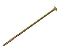 Forgefix Spectre™ PZ Compatible Wood Screw CSK ZYP 6.0 x 240mm Box 100,zinc yellow passivated for resistance to corrosion