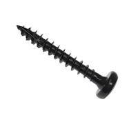 Forgefix Spectre™ PZ Compatible Wood Screw Pan Black 3.5 x 16mm Box 200, feature a pan, pozidrive compatible, recessed head. Fully threaded with a sawtooth thread