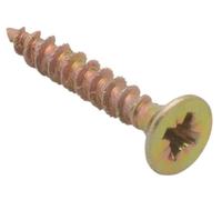 Forgefix Spectre Screw Pz Compatible Csk Zyp 3.5 X 25Mm (Box 200) in Gold Forgefix Gold